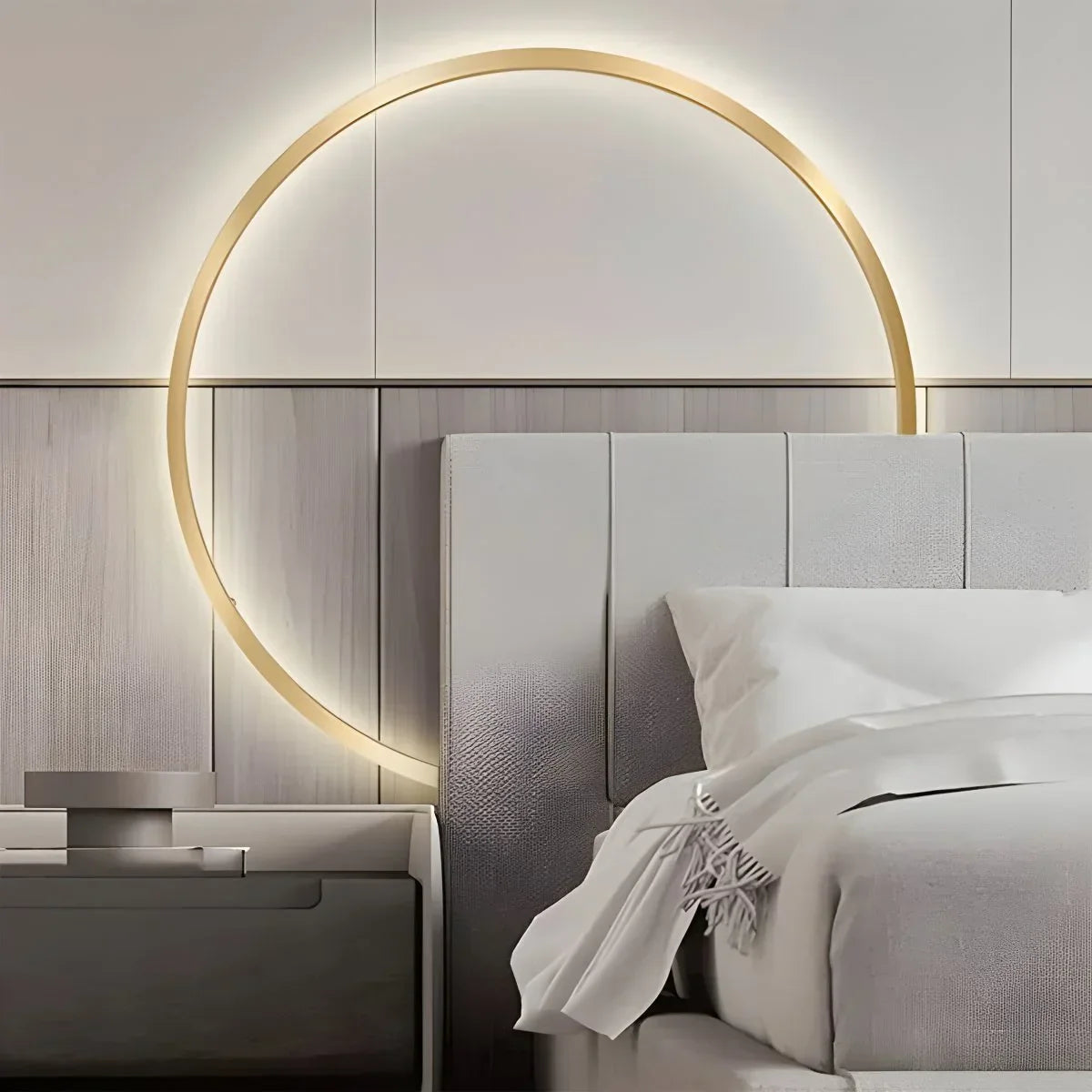 Round Ring LED Wall Lamp for Living Room - Orntli