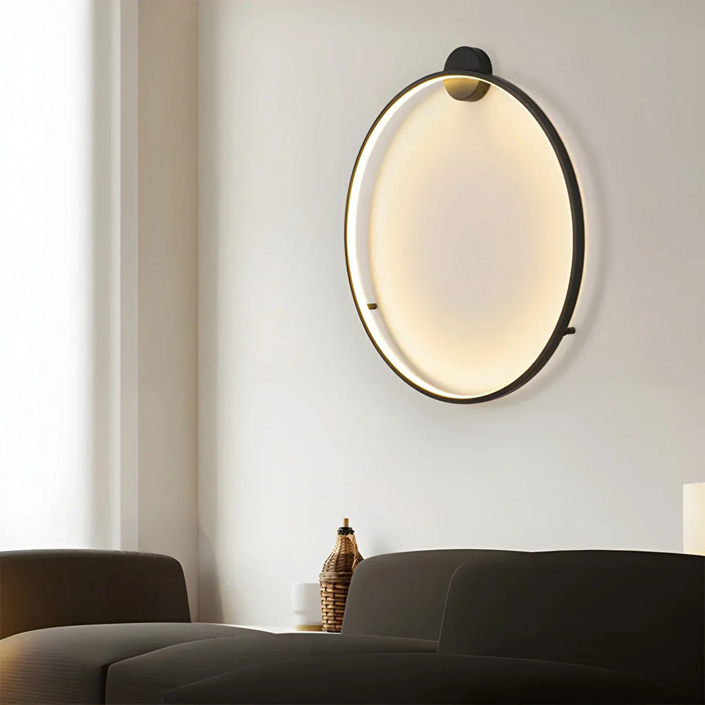 Round Ring LED Wall Lamp for Living Room - Orntli