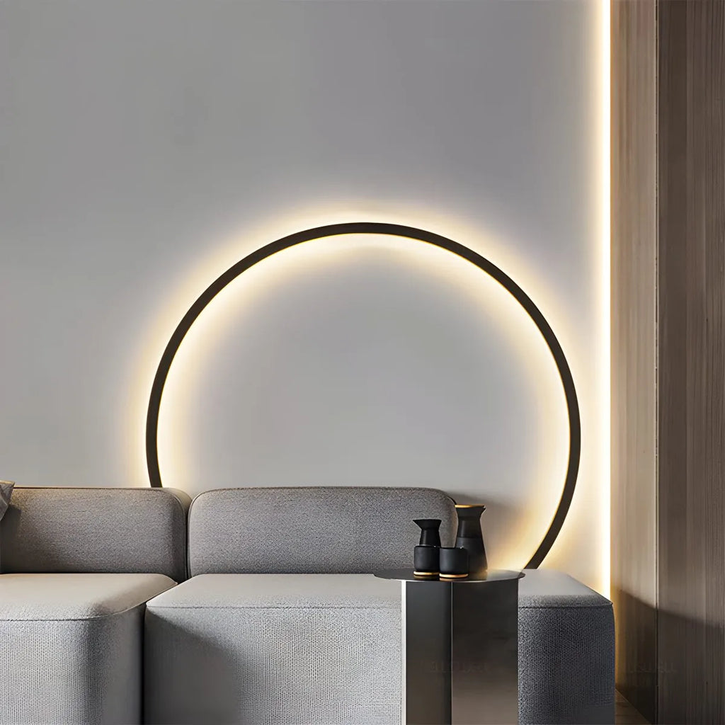 Round Ring LED Wall Lamp for Living Room - Orntli