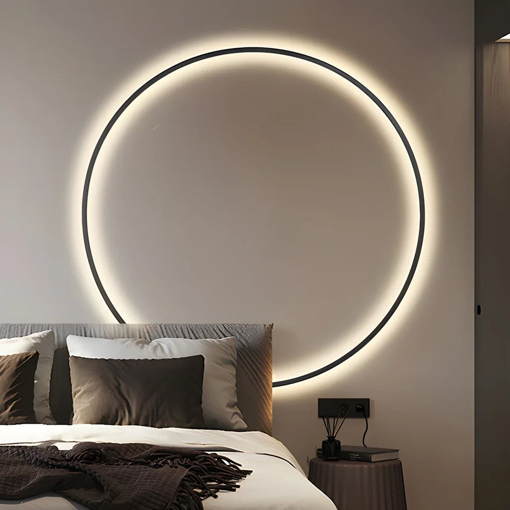 Round Ring LED Wall Lamp for Living Room - Orntli