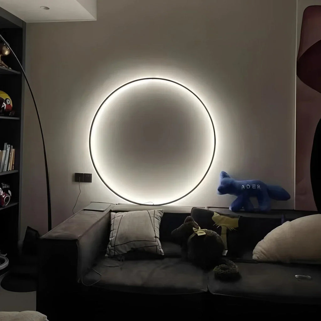 Round Ring LED Wall Lamp for Living Room - Orntli