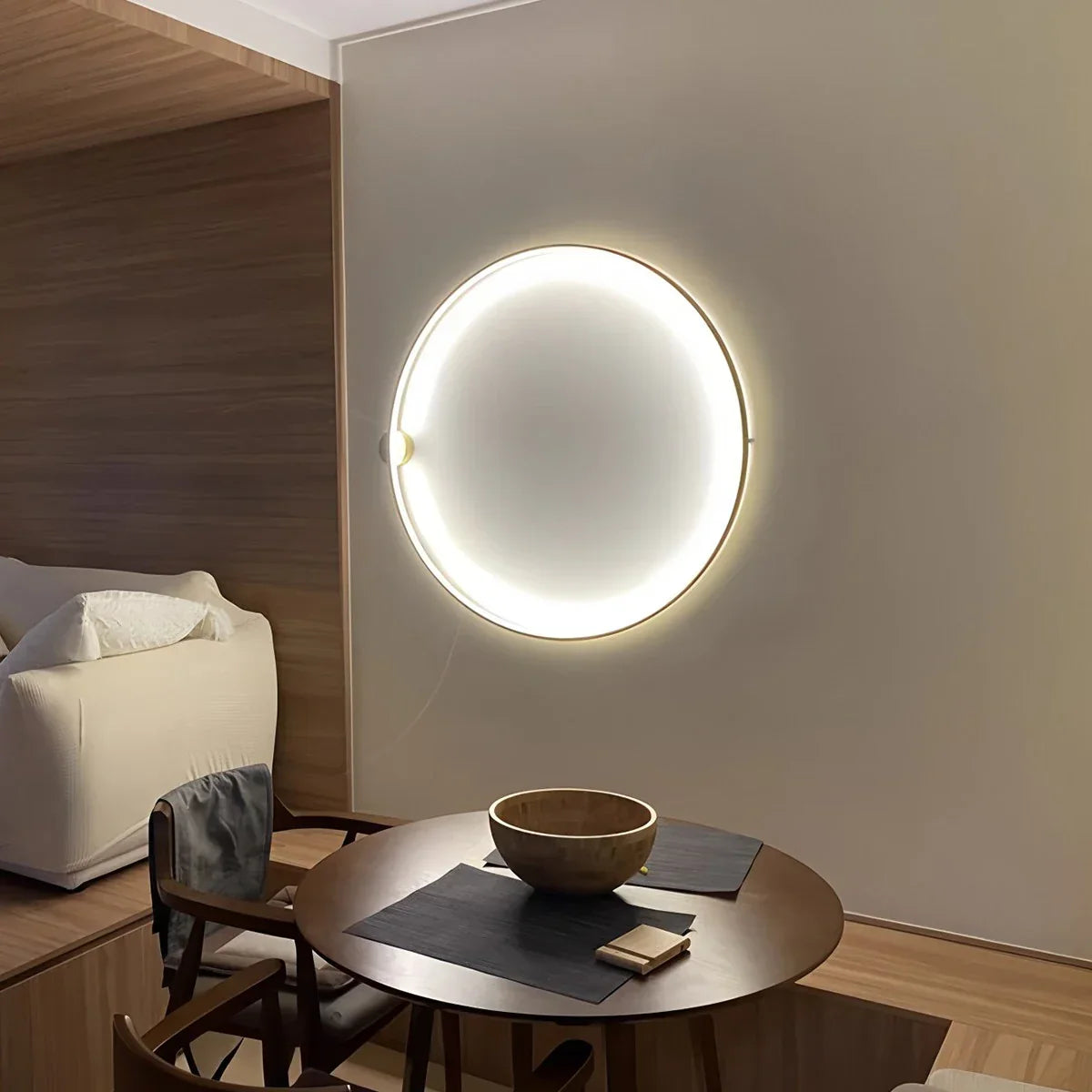 Round Ring LED Wall Lamp for Living Room - Orntli