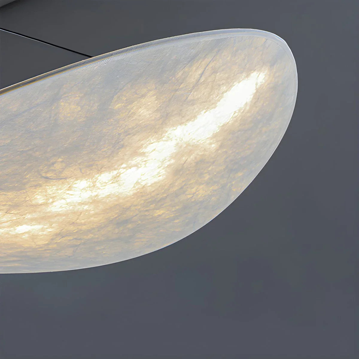 Lampu Gantung Sutera Bentuk Awan Seni Zen untuk Ruang Tamu - Orntli