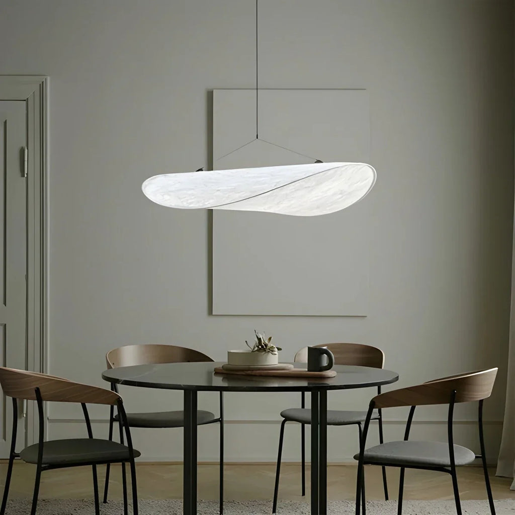 Lampu Gantung Sutera Bentuk Awan Seni Zen untuk Ruang Tamu - Orntli