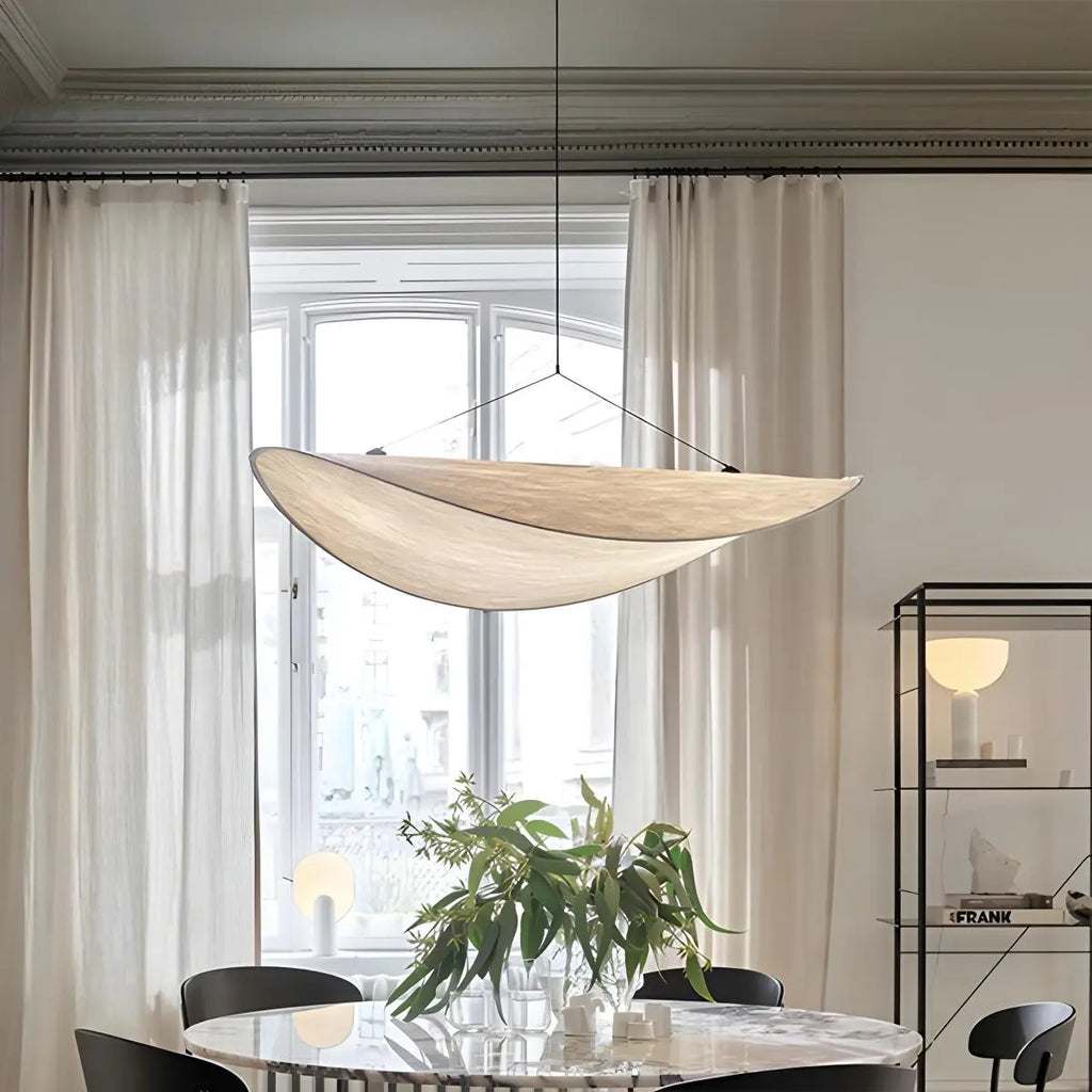 Lampu Gantung Sutera Bentuk Awan Seni Zen untuk Ruang Tamu - Orntli