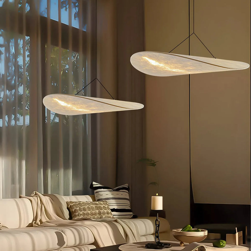 Lampu Gantung Sutera Bentuk Awan Seni Zen untuk Ruang Tamu - Orntli