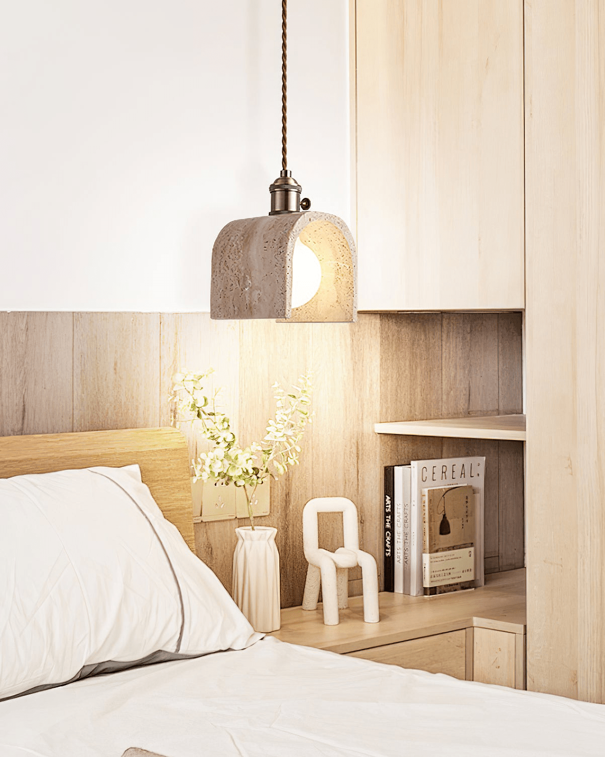 Cariselle travertin függeszték nappaliba