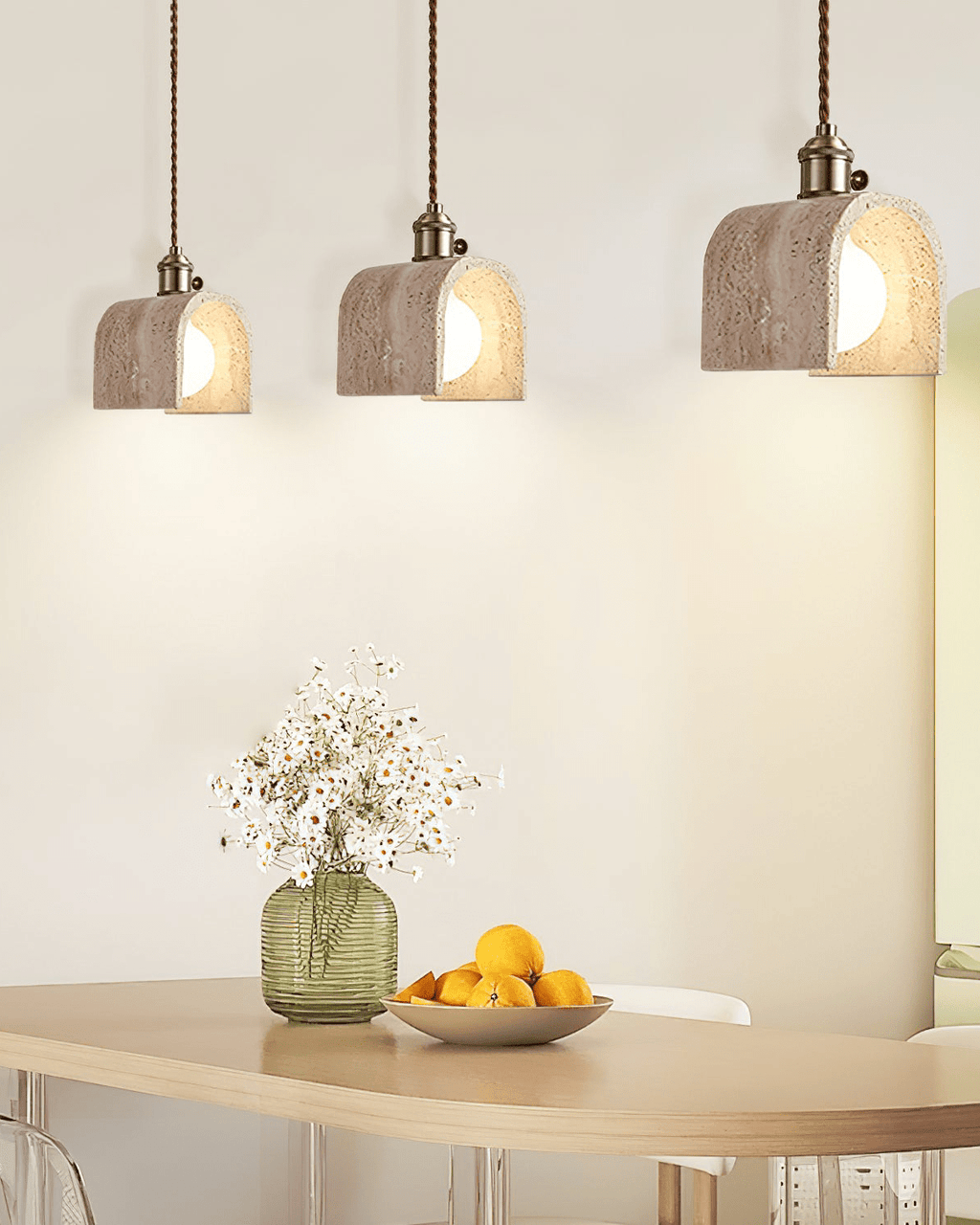 Cariselle travertin függeszték nappaliba