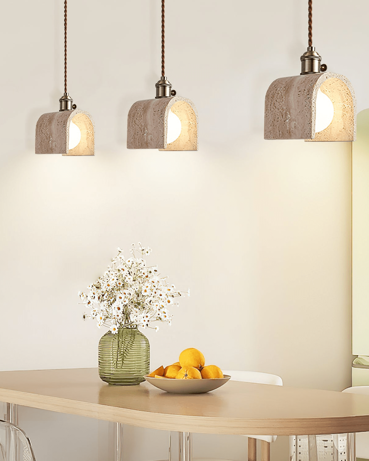 Cariselle travertin függeszték nappaliba