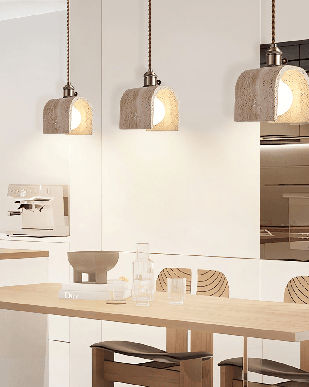 Cariselle travertin függeszték nappaliba