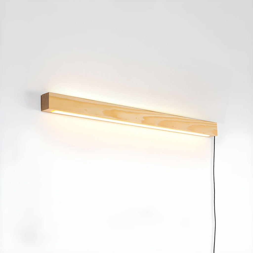 Arlo Linear Wood Plug - in Wall Light - Vakkerlight