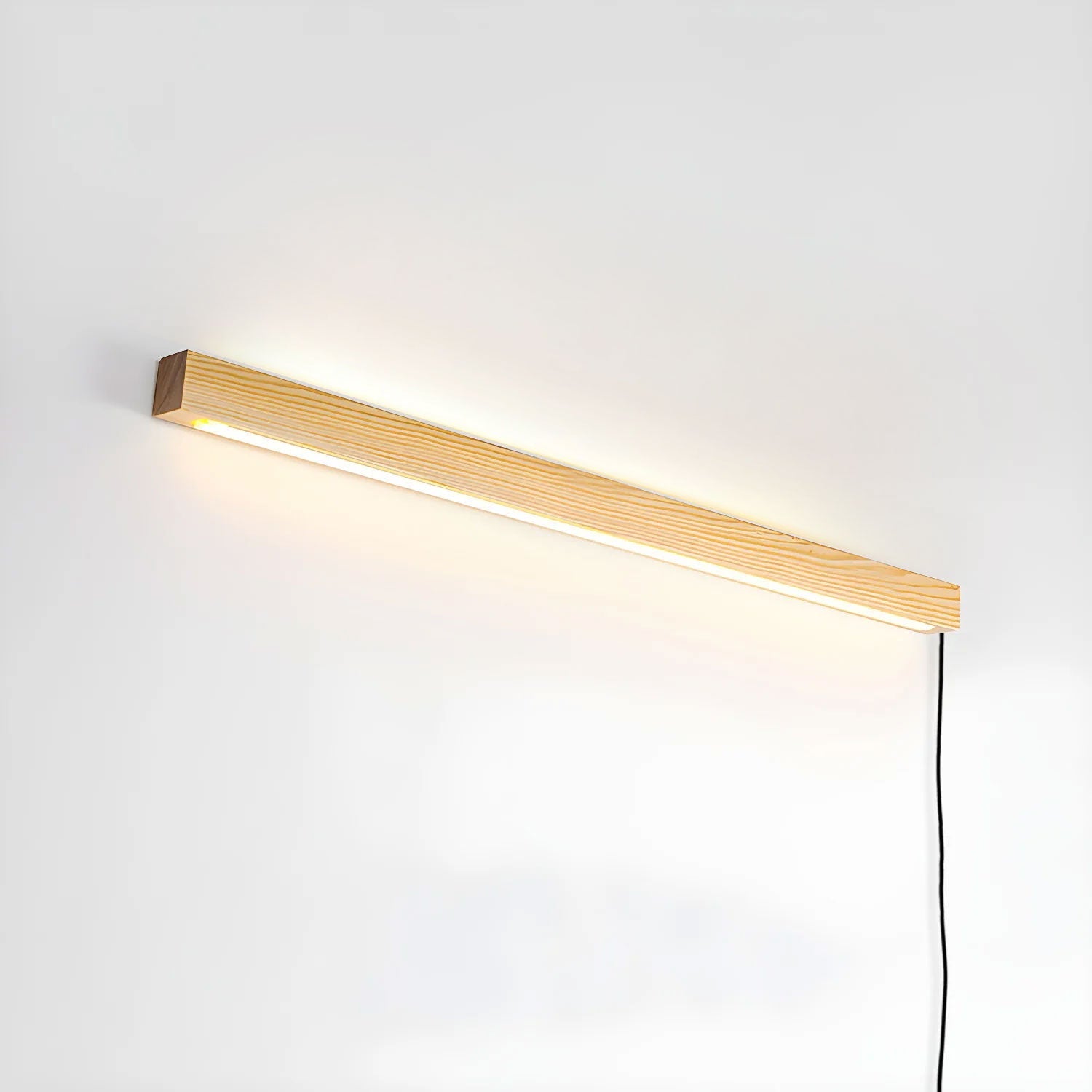 Arlo Linear Wood Plug-in Wall Light - Vakkerlight
