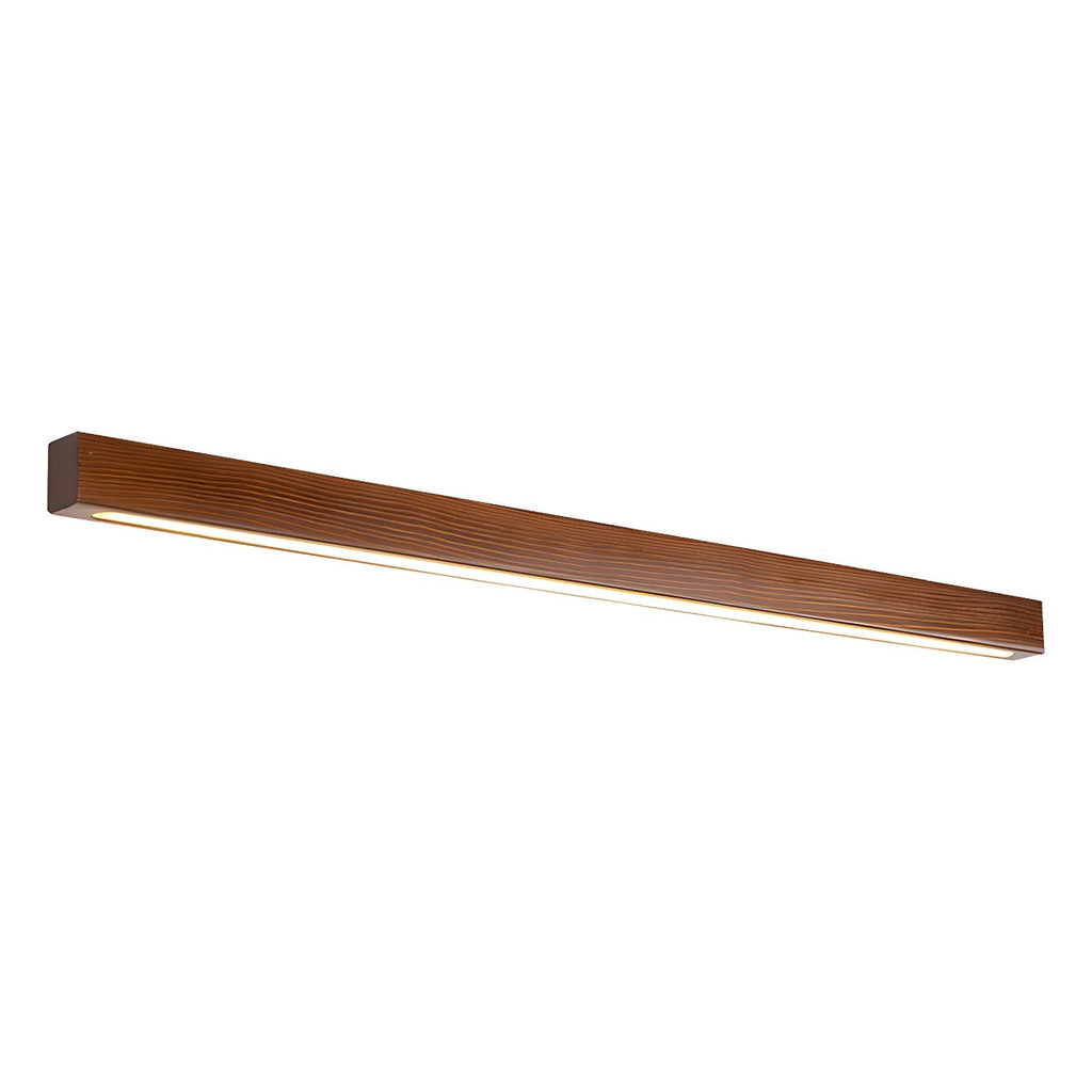 Arlo Linear Wood Wall Light — Slim Dual-Mount Design