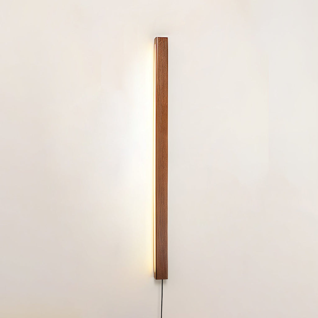 Arlo Linear Wood Plug - in Wall Light - Vakkerlight