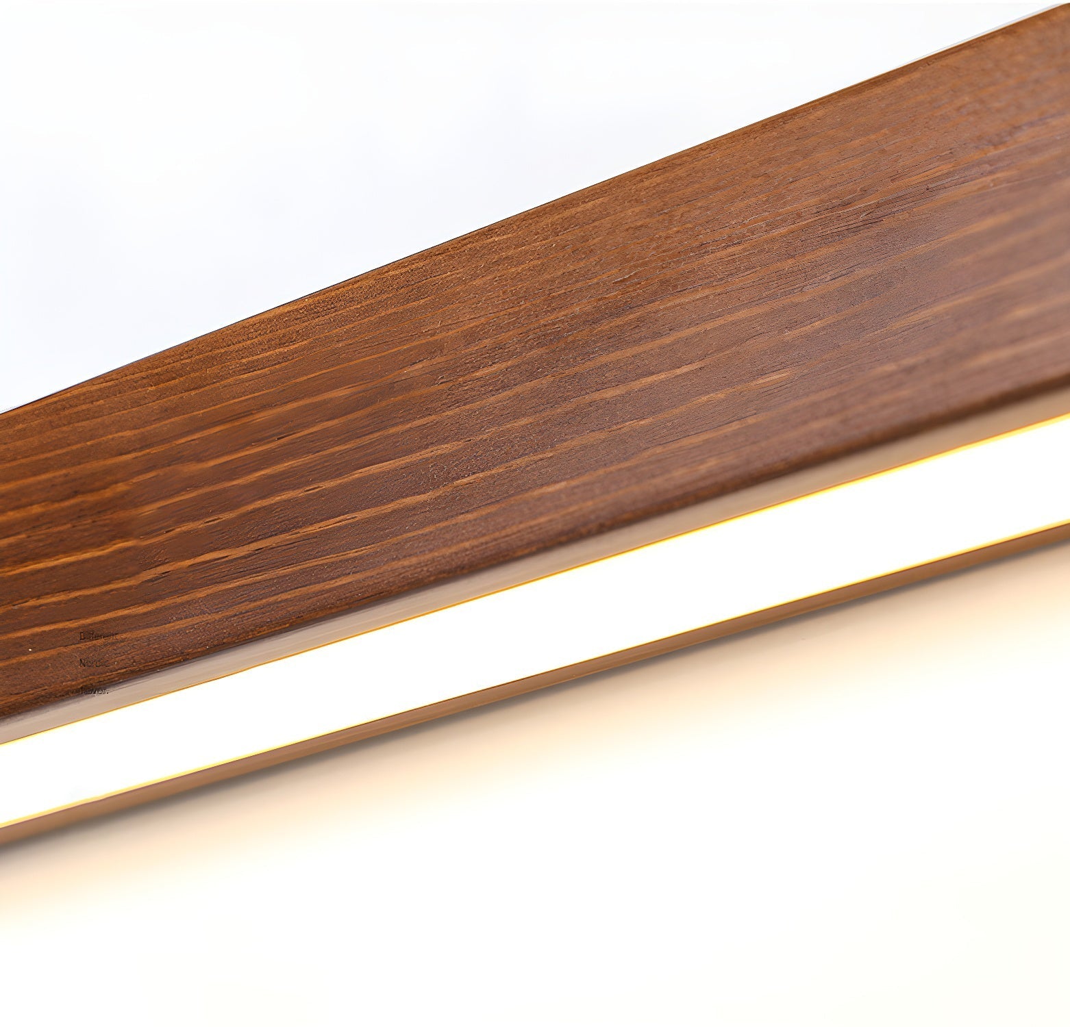 Arlo Linear Wood Wall Light — Slim Dual-Mount Design