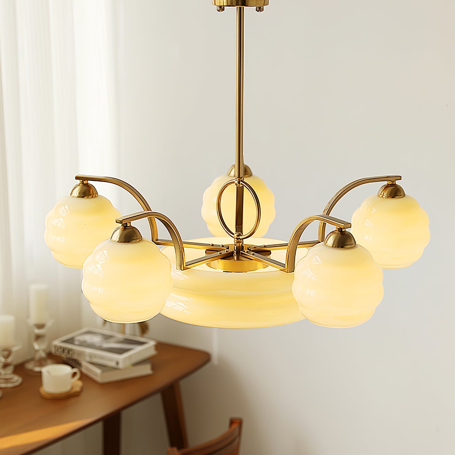 Vintage Art Deco-designad statementkrona