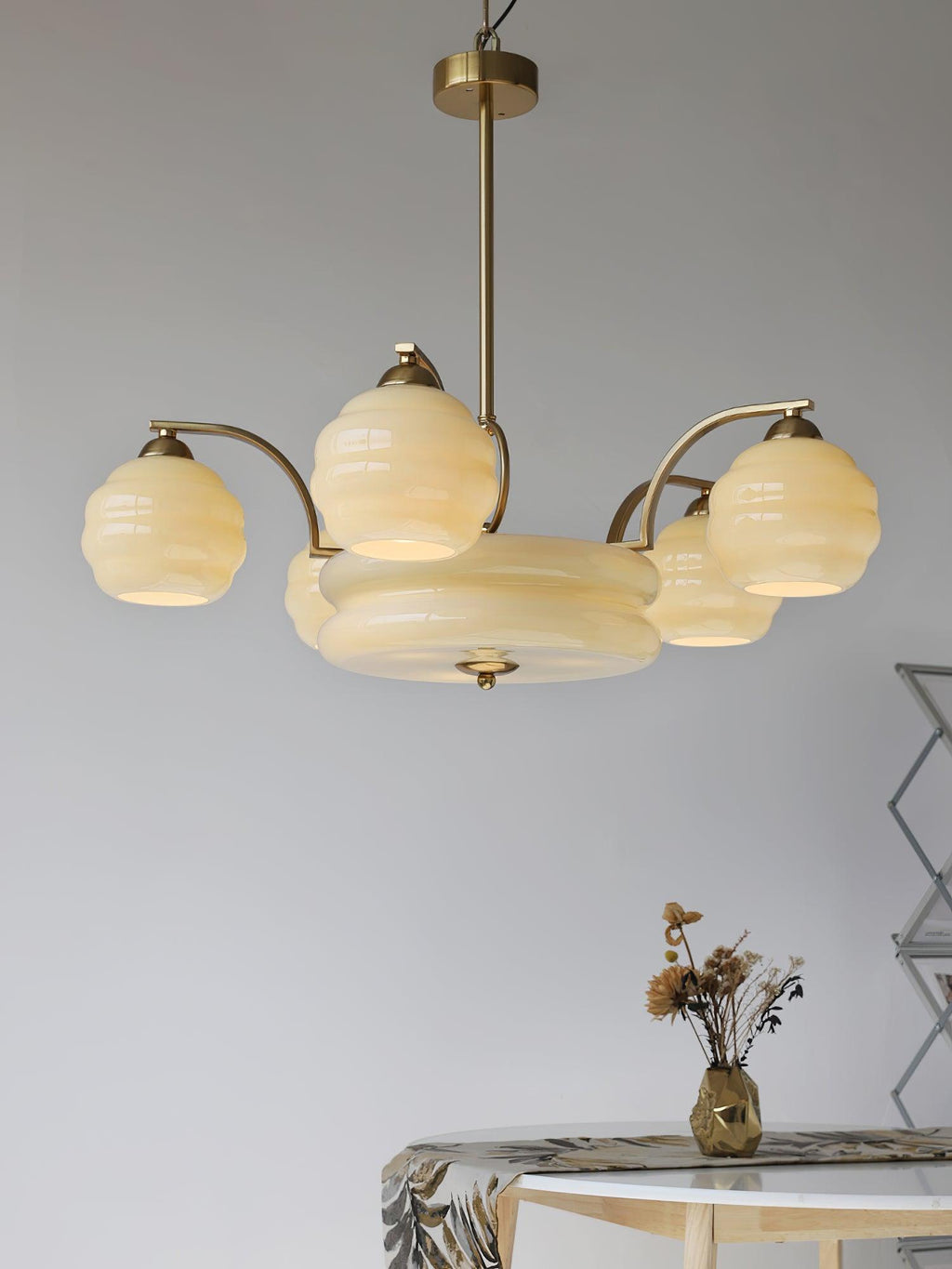 Vintage Art Deco-designad statementkrona