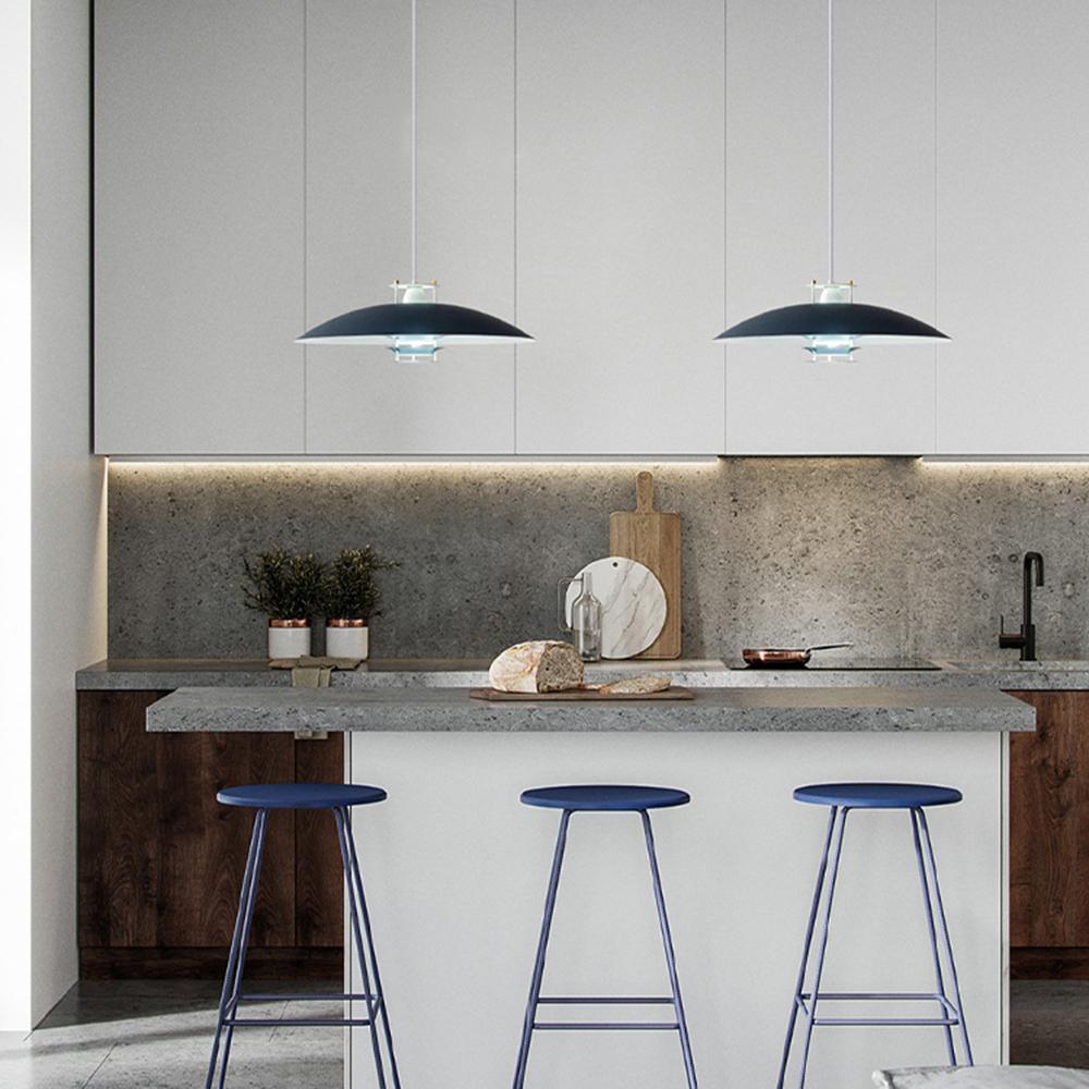 Zenith moderne Pendelleuchte aus Aluminium – E26/E27-Fassung