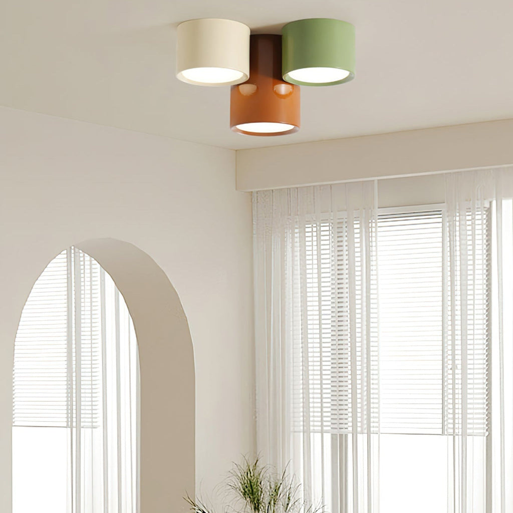 Lampada da soffitto Puln a combinazione colorata