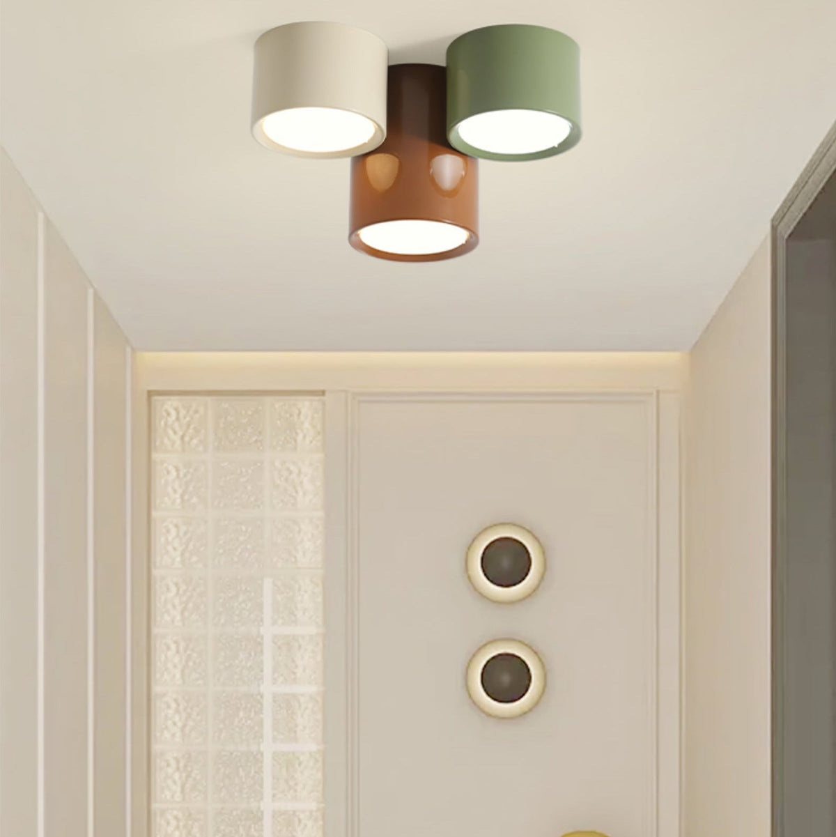 Lampada da soffitto Puln a combinazione colorata