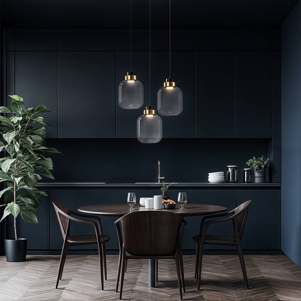 Ashton staklene viseće svjetiljke