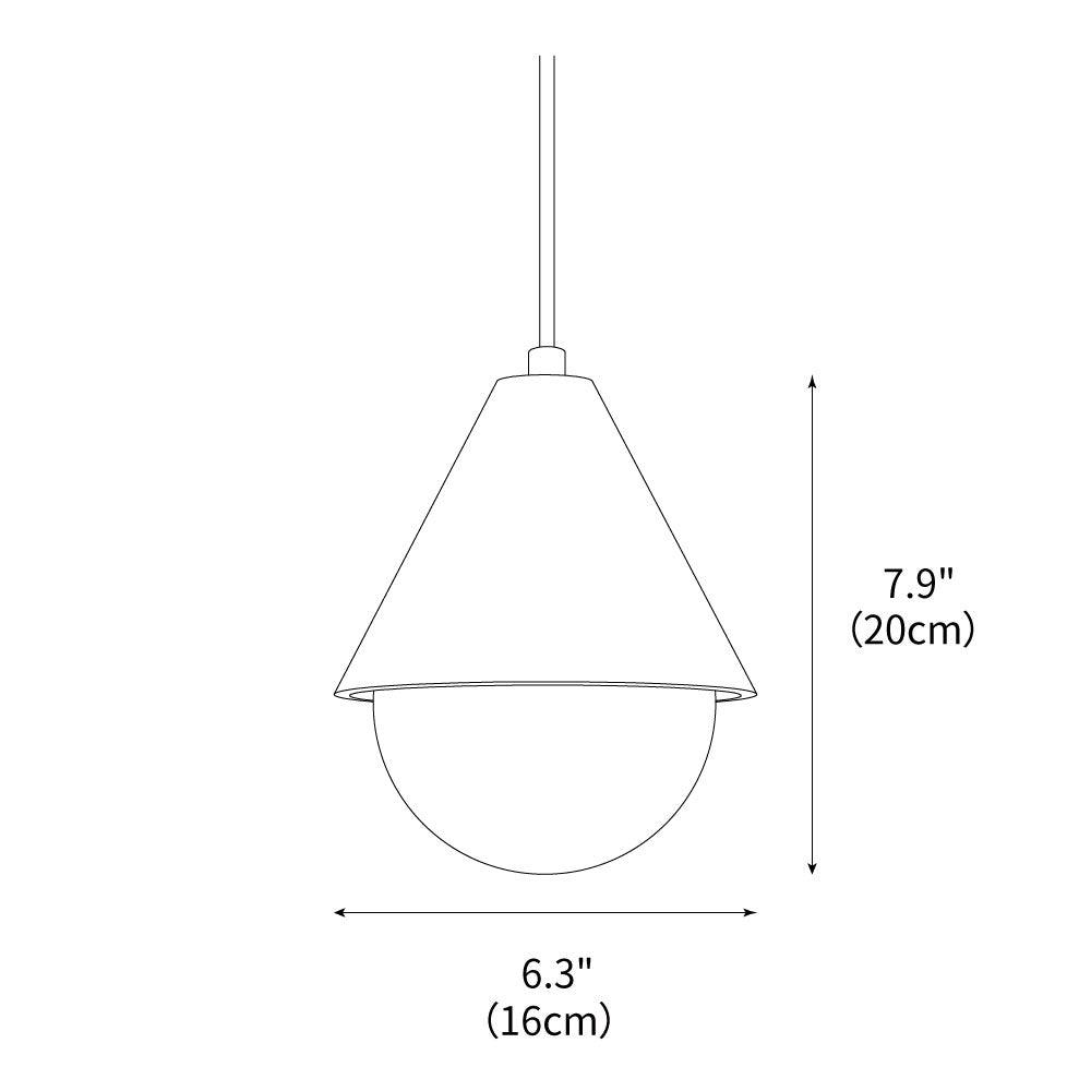 Aslo Minimalist Travertite Ceiling Suspension Lamp