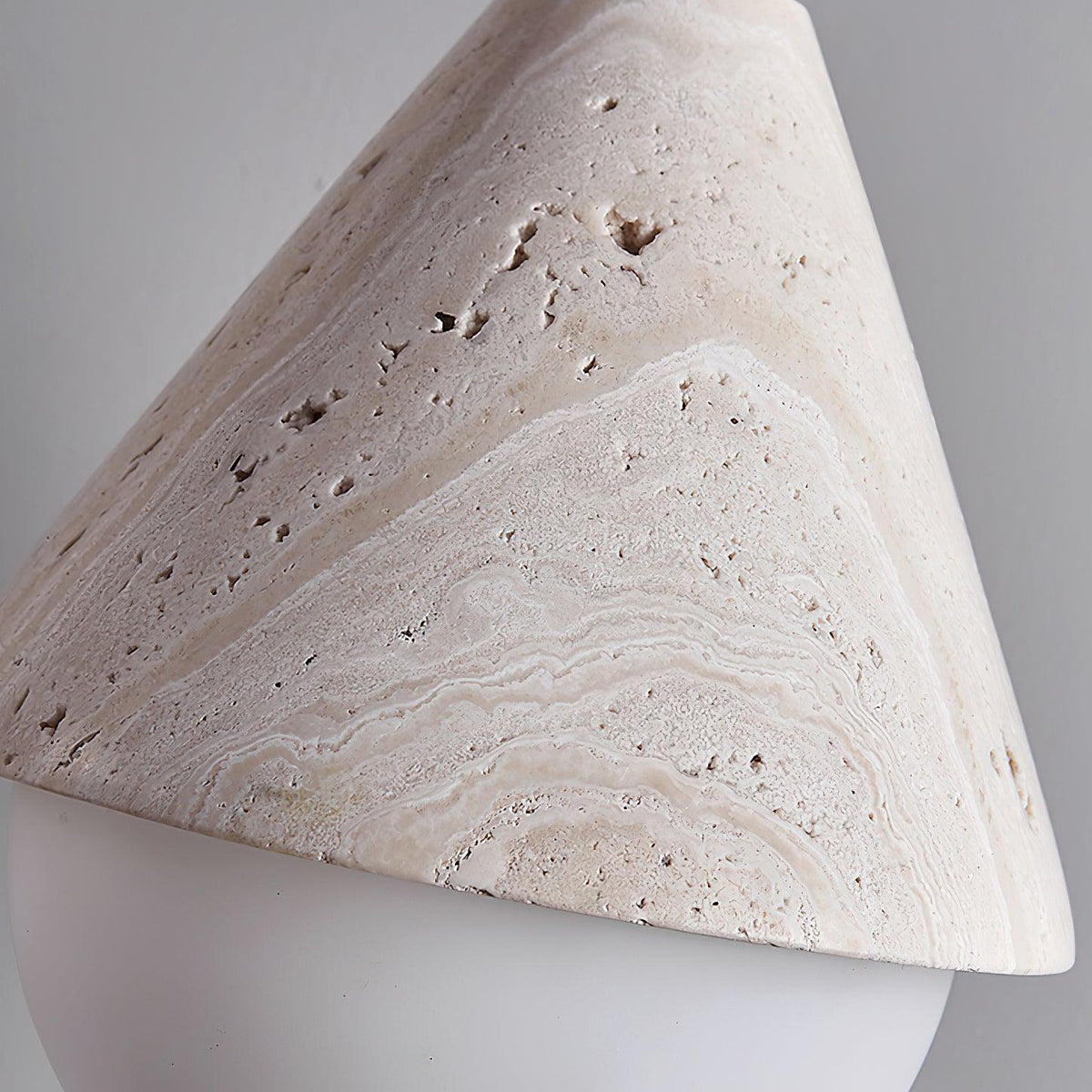 Aslo Minimalist Travertite Ceiling Suspension Lamp