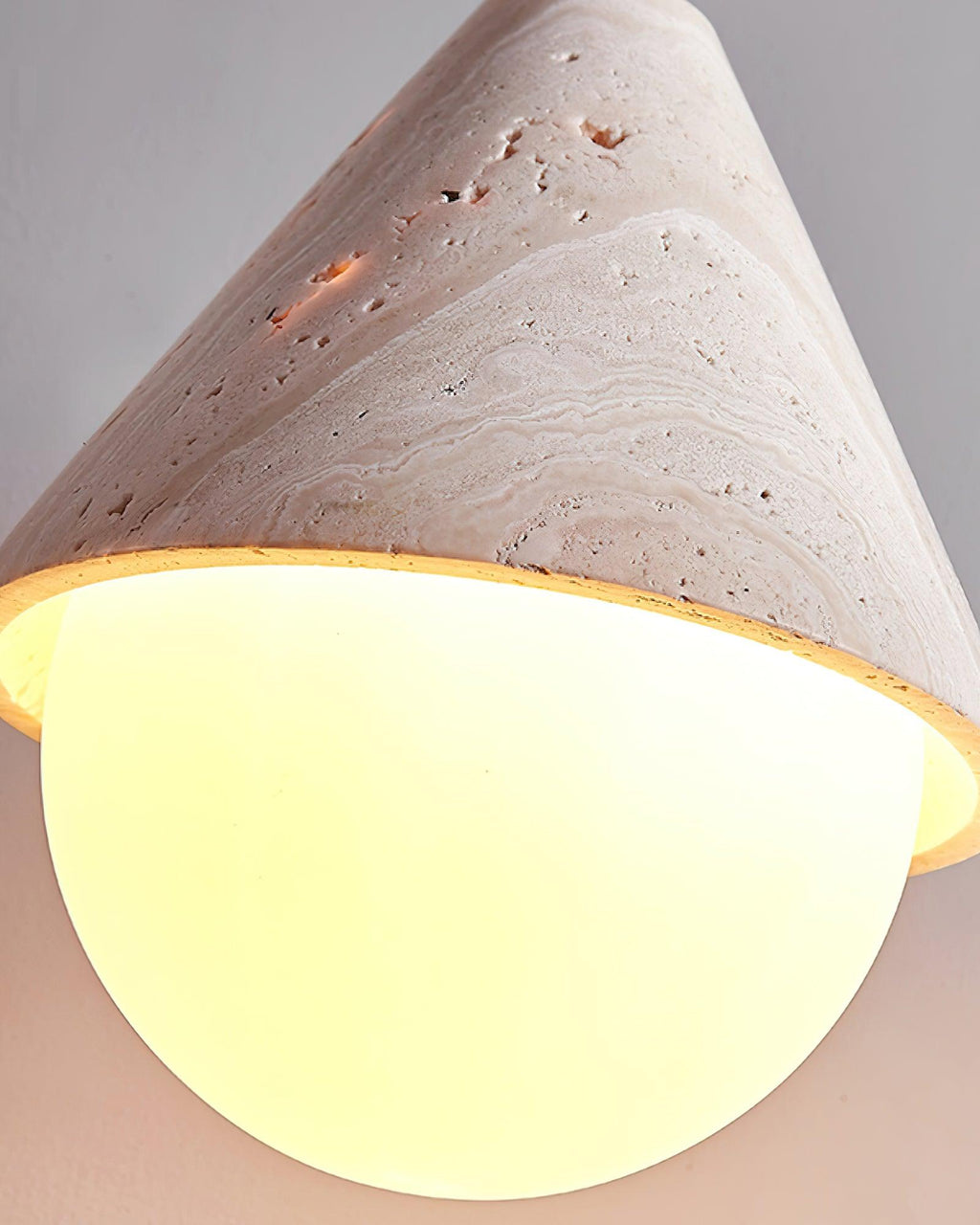 Aslo Minimalist Travertite Ceiling Suspension Lamp