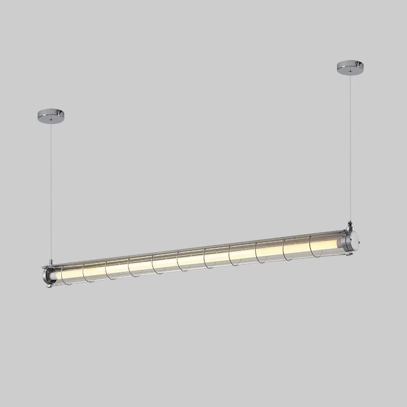 מנורת תלייה קווית תעשייתית Arorisra, 123cm, LED מובנה
