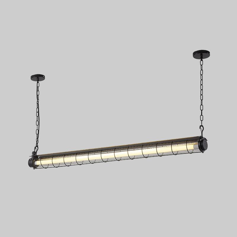מנורת תלייה קווית תעשייתית Arorisra, 123cm, LED מובנה