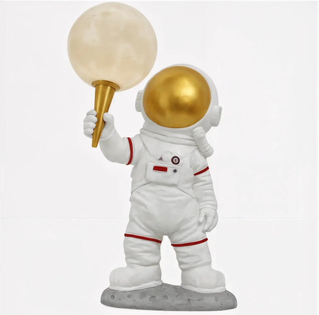 Lampă de masă cu LED în formă de astronaut pentru copii Lumină de noapte cu strălucire caldă