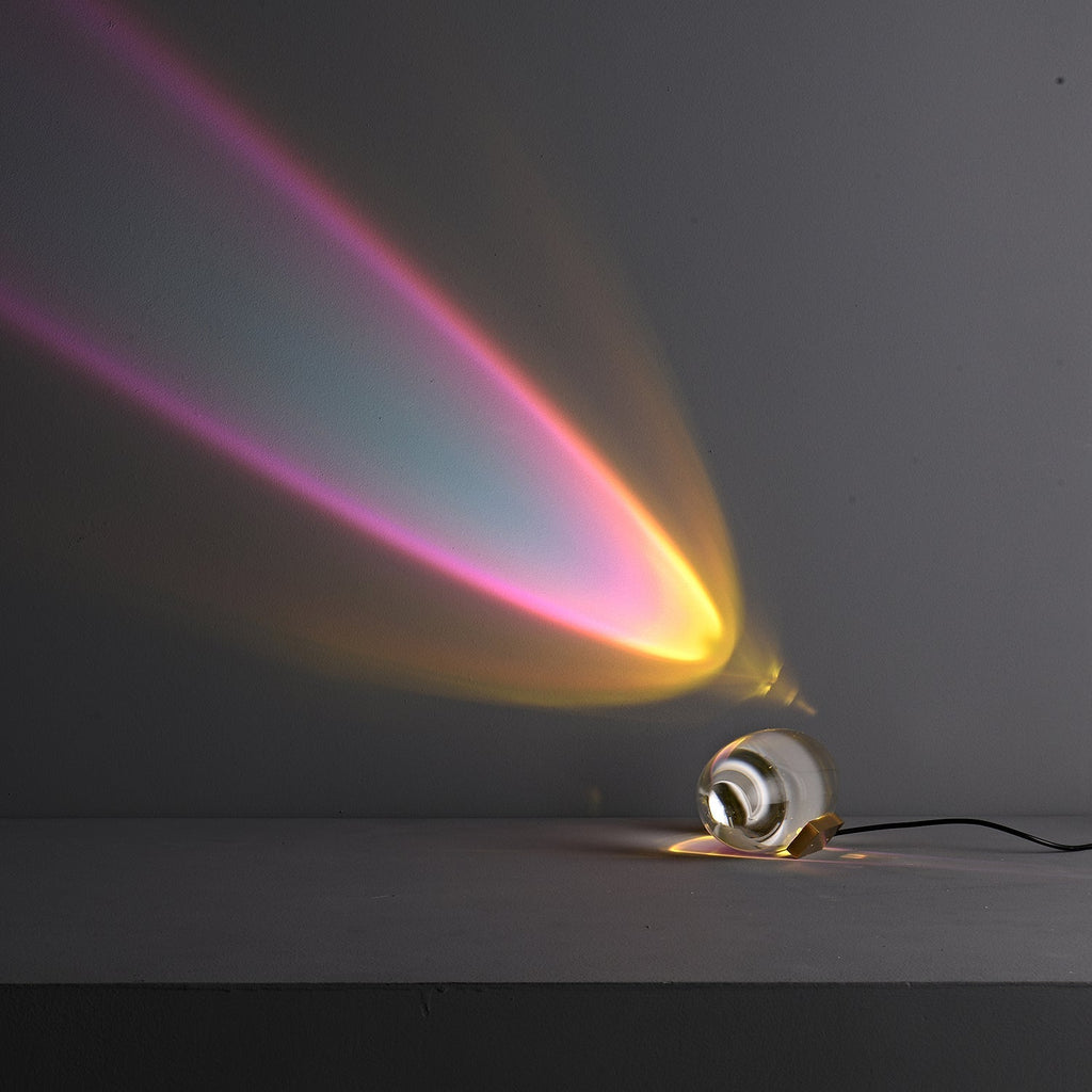 Atman Sculptural Table Lamp — Oval Silhouette, Soft Ambient Glow