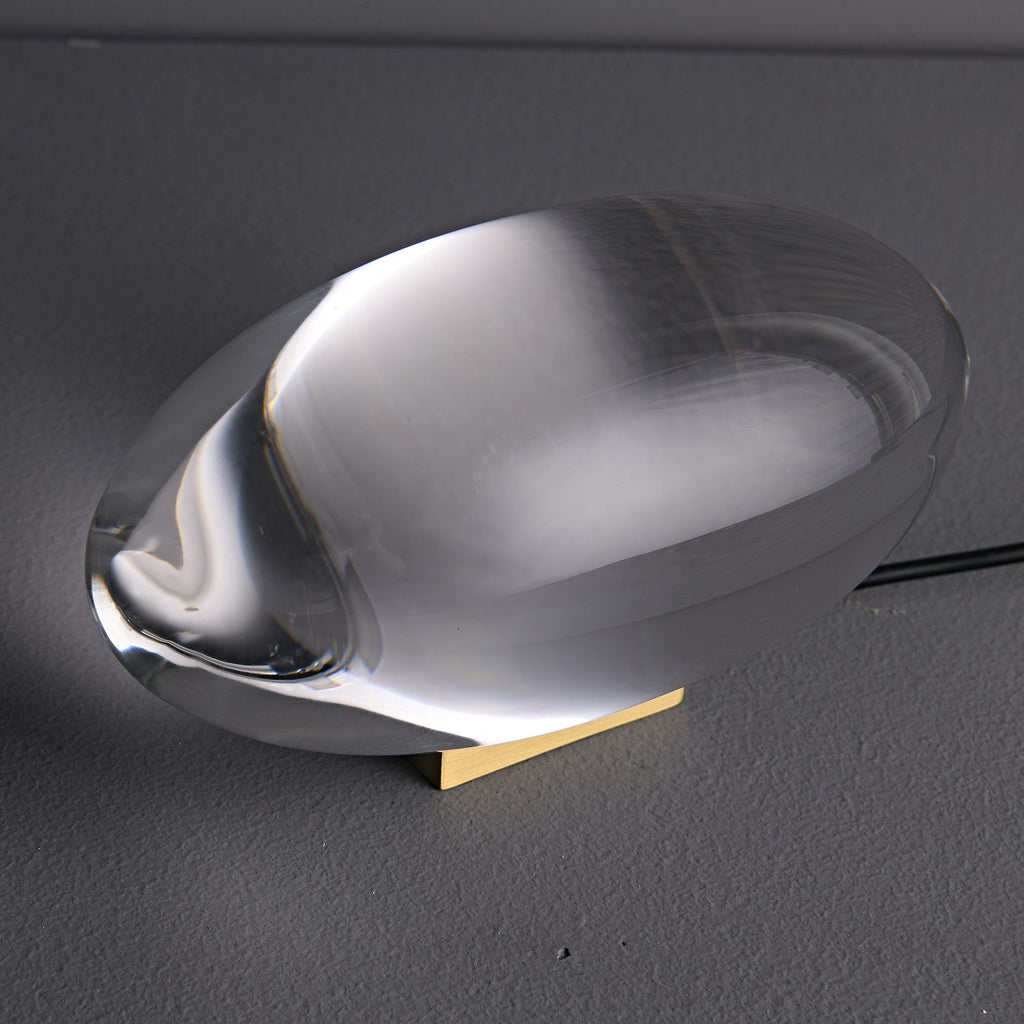 Atman Sculptural Table Lamp — Oval Silhouette, Soft Ambient Glow