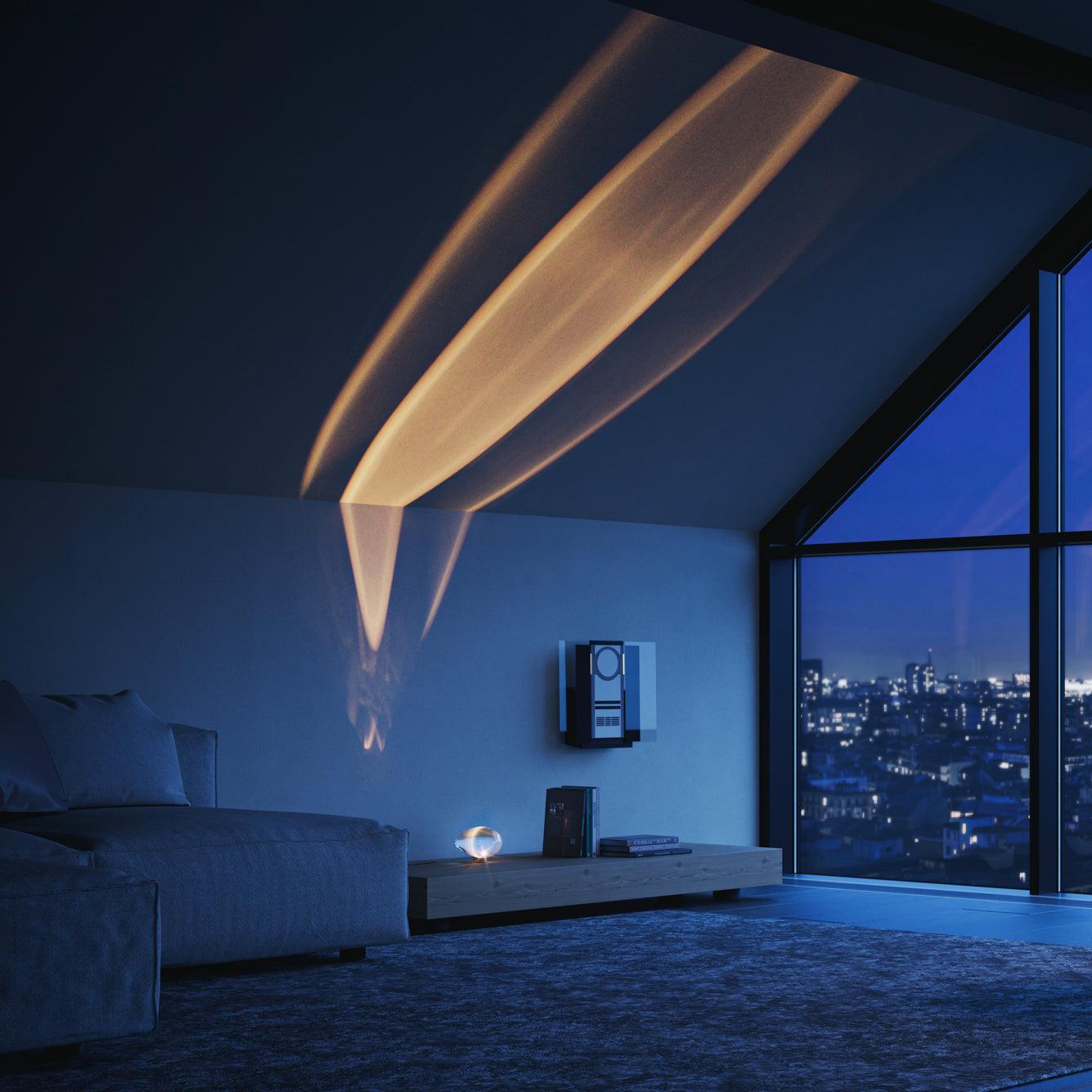 Atman Sculptural Table Lamp — Oval Silhouette, Soft Ambient Glow