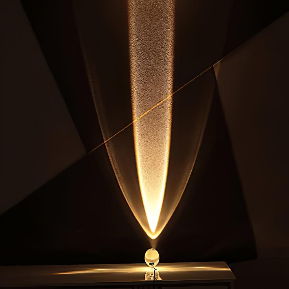 Atman Sculptural Table Lamp — Oval Silhouette, Soft Ambient Glow