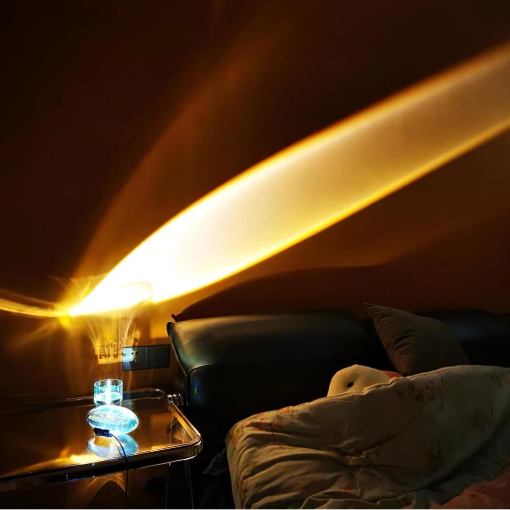 Atman Sculptural Table Lamp — Oval Silhouette, Soft Ambient Glow