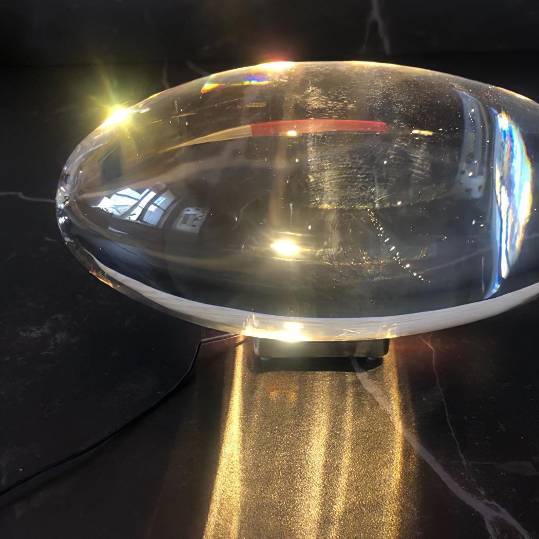 Atman Sculptural Table Lamp — Oval Silhouette, Soft Ambient Glow