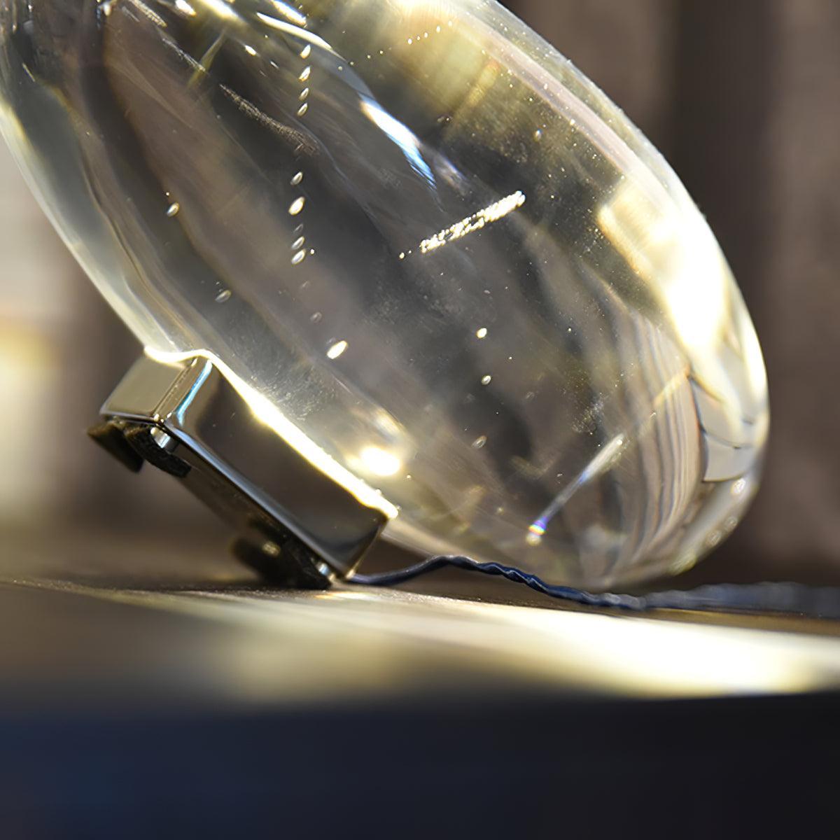 Atman Sculptural Table Lamp — Oval Silhouette, Soft Ambient Glow