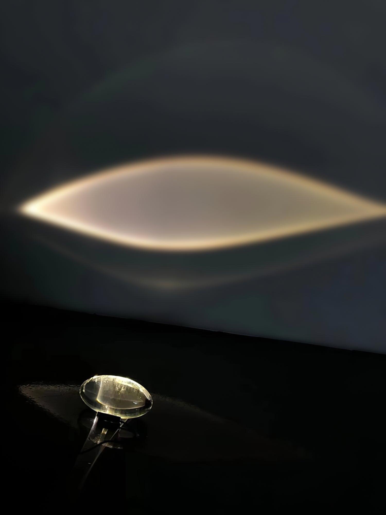 Atman Sculptural Table Lamp — Oval Silhouette, Soft Ambient Glow