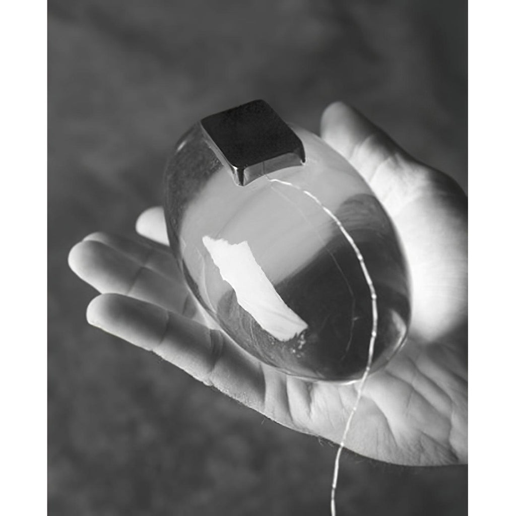 Atman Sculptural Table Lamp — Oval Silhouette, Soft Ambient Glow