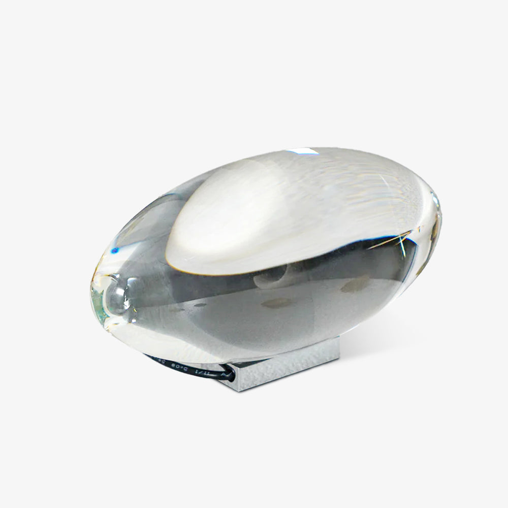 Atman Sculptural Table Lamp — Oval Silhouette, Soft Ambient Glow