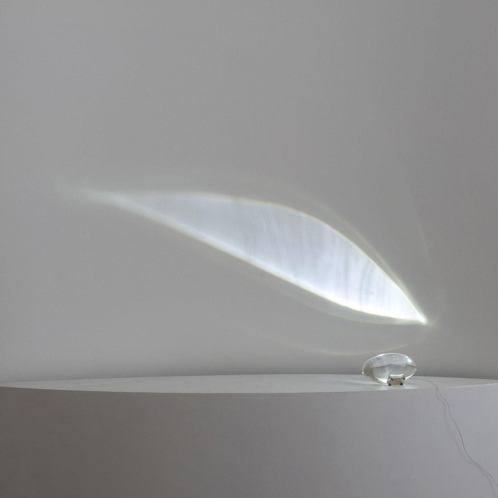 Atman Sculptural Table Lamp — Oval Silhouette, Soft Ambient Glow