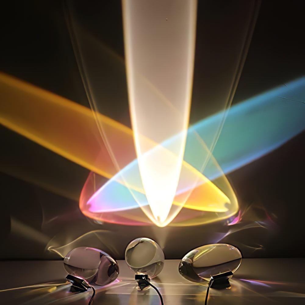 Atman Sculptural Table Lamp — Oval Silhouette, Soft Ambient Glow