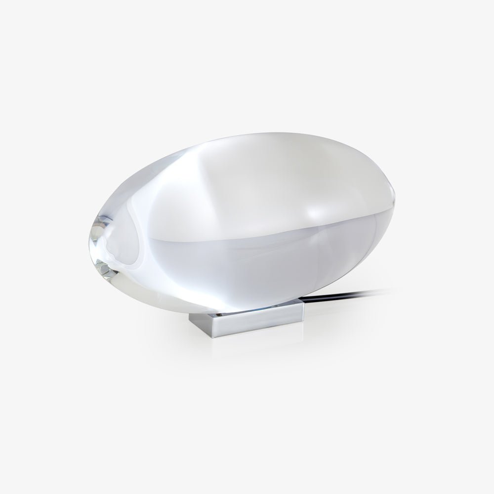 Atman Sculptural Table Lamp — Oval Silhouette, Soft Ambient Glow