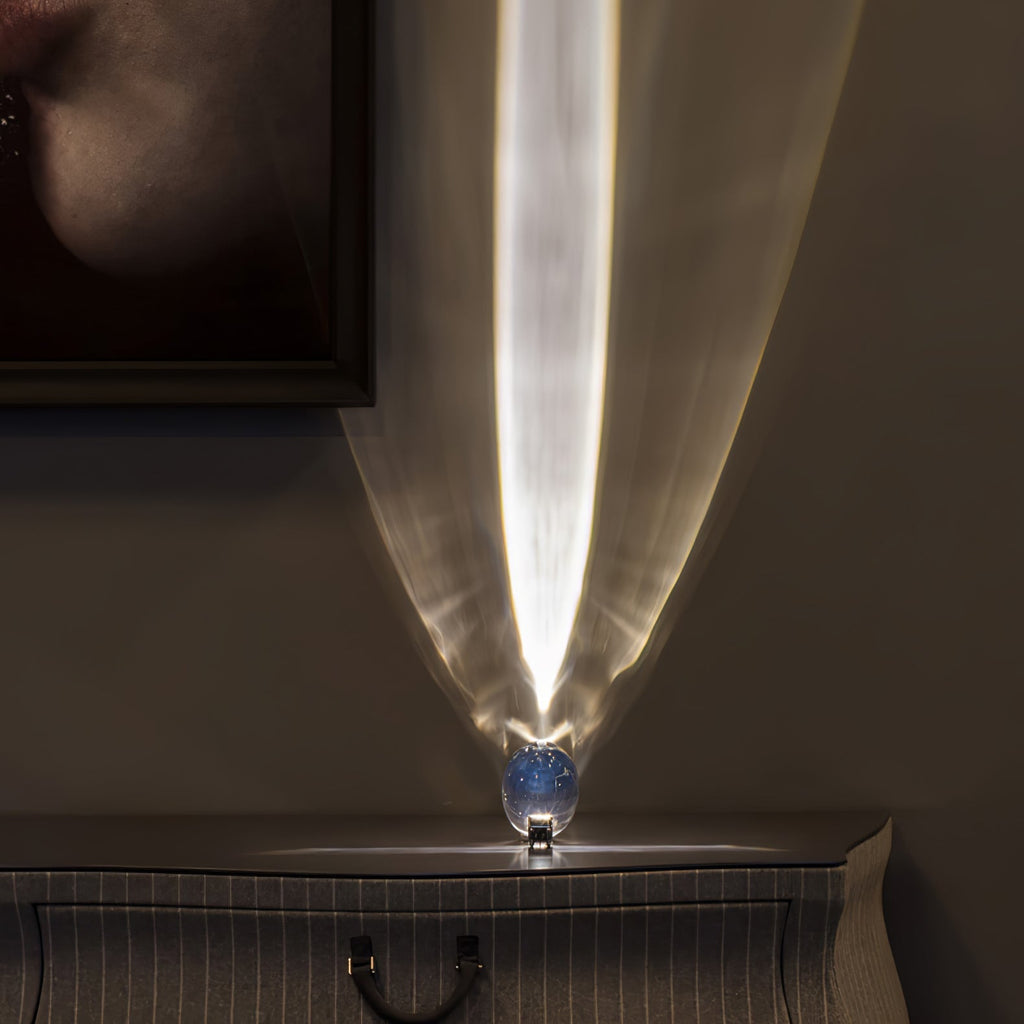 Atman Sculptural Table Lamp — Oval Silhouette, Soft Ambient Glow