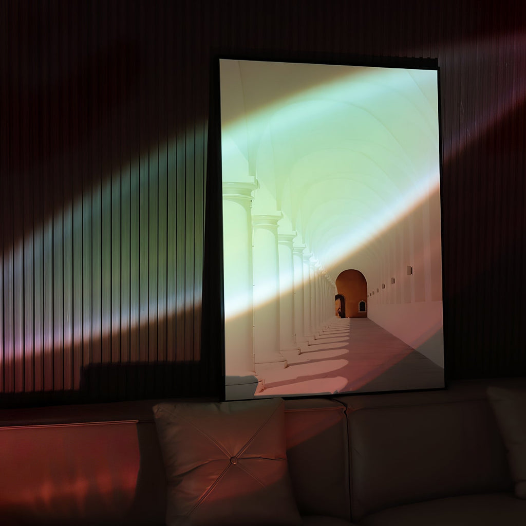 Atman Sculptural Table Lamp — Oval Silhouette, Soft Ambient Glow