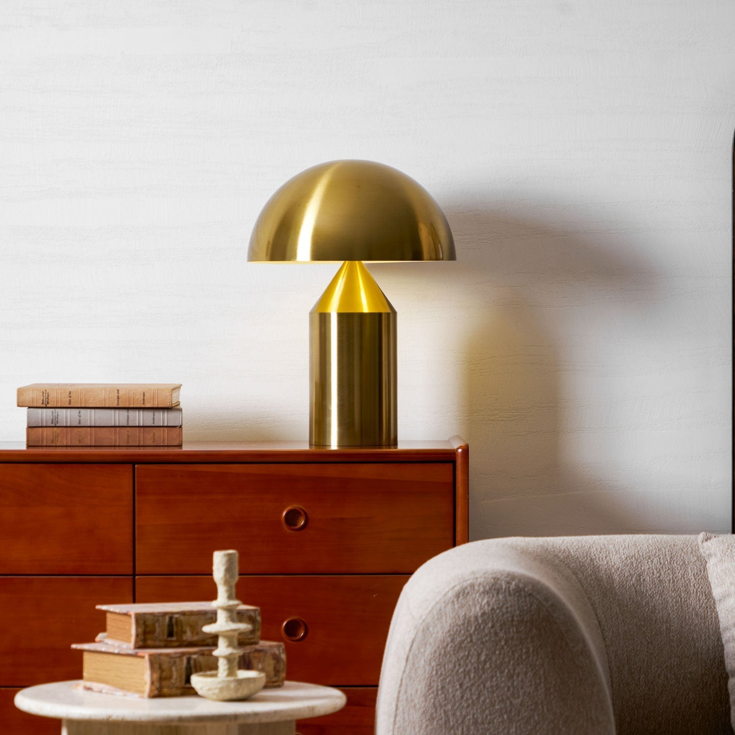 Atollo Geometric Metal Table Lamp
