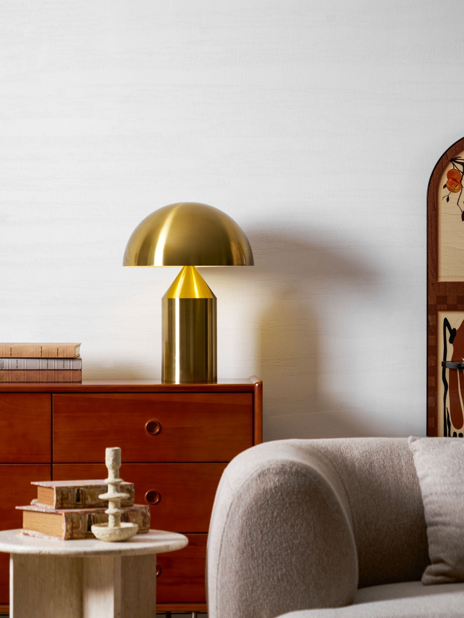 Atollo Geometric Metal Table Lamp