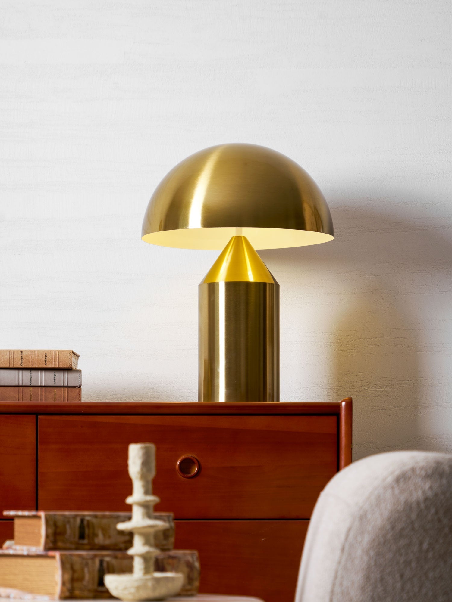 Atollo Geometric Metal Table Lamp