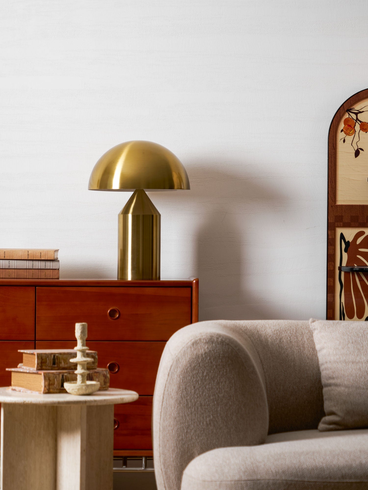 Atollo Geometric Metal Table Lamp